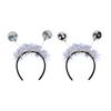 Disco Mirror Ball Hairband For Parties Concerts Reflective Plastic Glittering Hair Accessory Unisex For Adult Teens