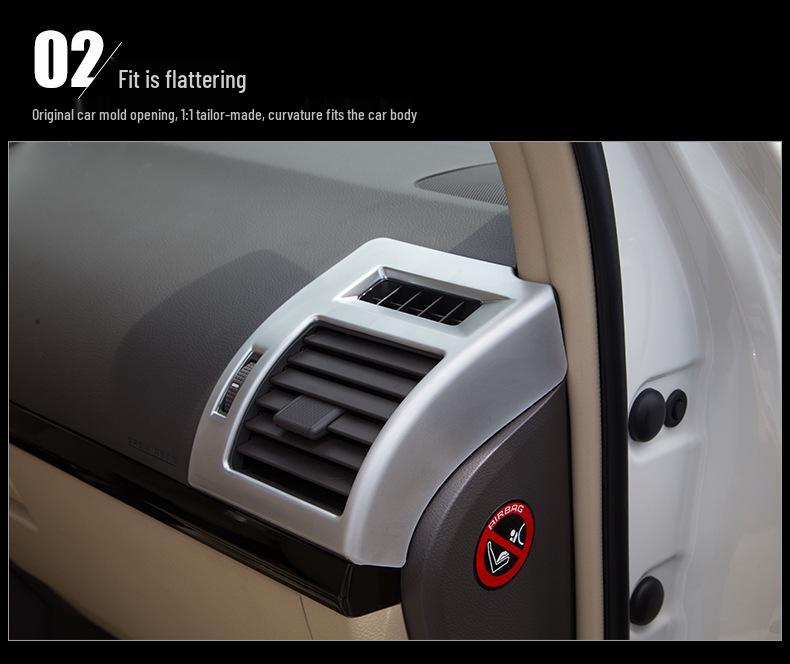 Toyota Prado 2010-2023 Front Air Vent Frame Center Console Trim