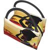 Portable Insulated Lunch Bag African Women Desert Painting Waterproof Tote Bento Bag for Office School Hiking Beach Picnic