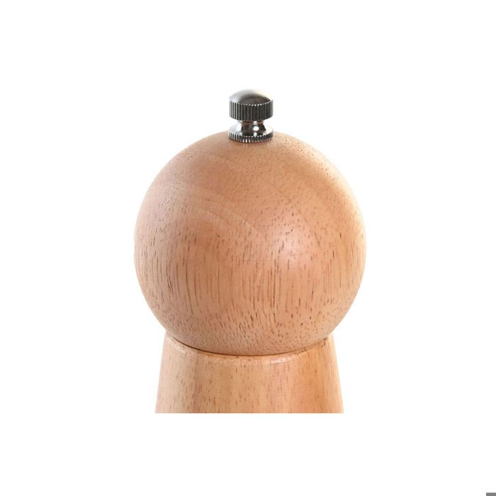 Moulin À Poivre - DKD Home Decor - Acier Inoxydable - Bambou - 6x6x21 Cm - 1 Pièce