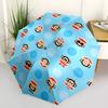 1pc Paul Frank Monkey Pattern Umbrella with Plastic Handle,Suitable for All Seasons Home Travel Outdoor UmbrellaM1392