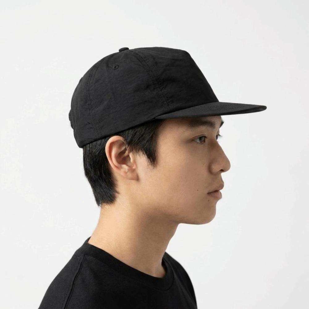 Schnelltrocknende Schirmmütze Leichter Sport-Sonnenhut Einfacher Sonnenschutz Baseballkappe Herren