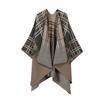 Elegant Vintage Shawl Cape Double-sided Tassel Split Travel Warmth