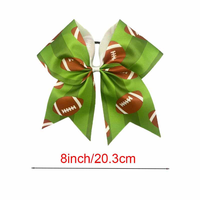 World Cup Kids' Sports Bow Hair Tie with Football, Volleyball, and Basketball Design