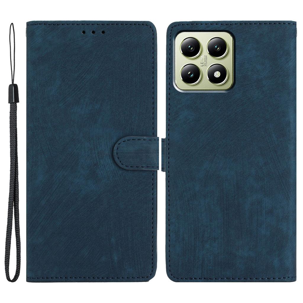 For Xiaomi 14T Case with Card Clots Skin-Touch PU Leather Phone Cover Stand