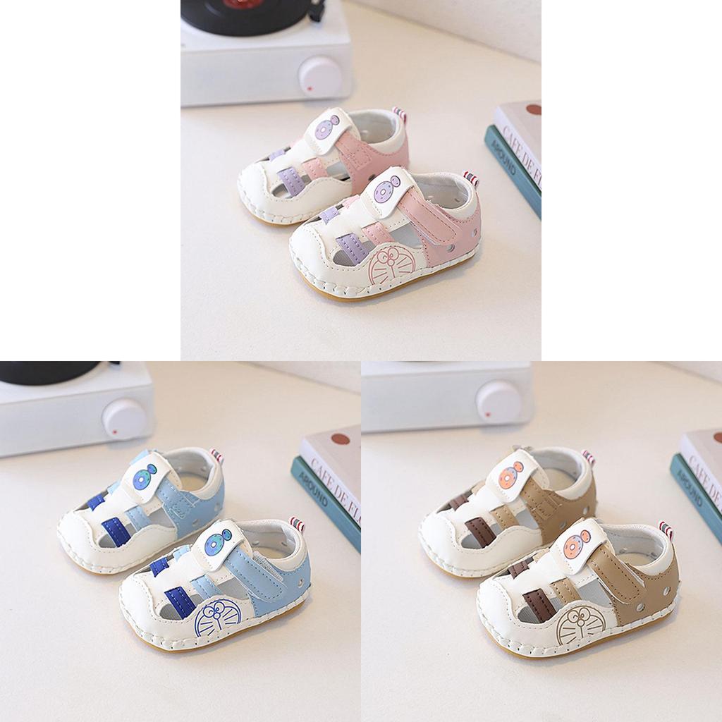 Baby Toddler Summer Shoes With Soft Sole And Breathable Synthetic Leather For Kids