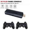 X2 Plus 256G 50000 Game GD10 Pro 4K Game Stick 3D HD Retro Video Game Console Wireless Controller TV 50 Emulator For PS1 N64 DC