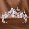 Vintage Kristall Braut Diademe Luxus Kristall Hochzeits Diademe Abschlussball Diadem Abschlussball Party