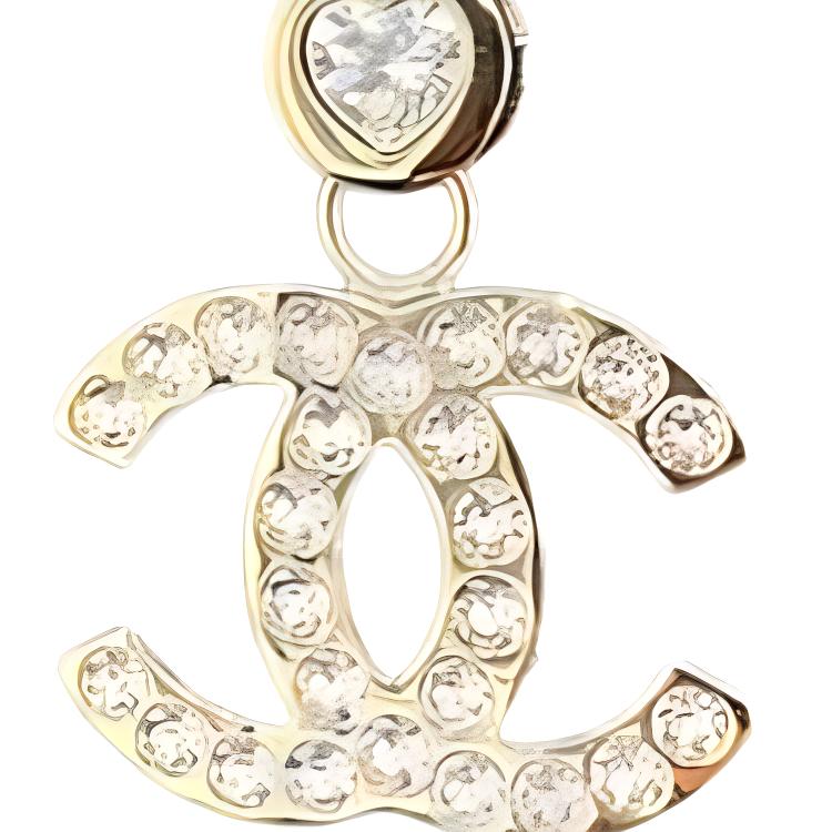 Chanel Double C Pendant Necklace Women Necklace Gold ABE114B17803NZL31