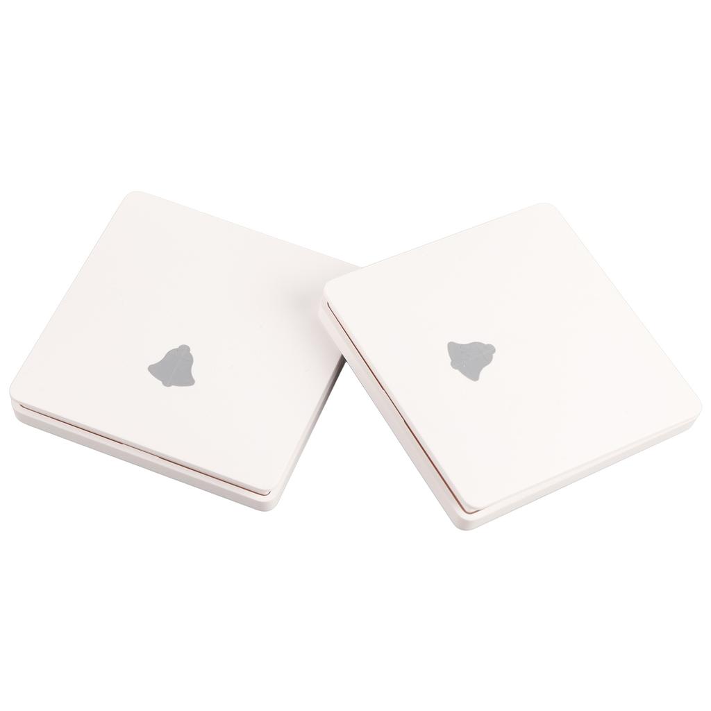 Self Powered Doorbell 2 for 2 433MHz 38 Ringtones Wireless Doorbell for Home AC