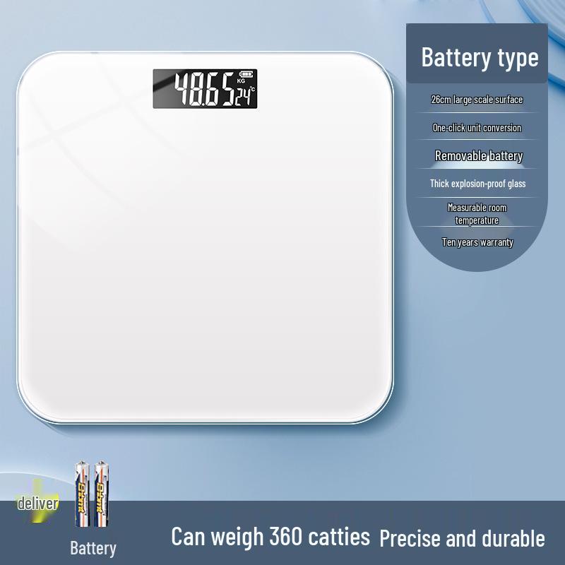 

Перезаряжаемые прецизионные электронные весы для тела 26x26 cm