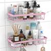 Shower Caddy,Adhesive Shower Organizer For Bathroom Storage&Home Decor&Kitchen,No Drilling,Large Capacity,Rustproof Stainless Steel Bathroom Organize