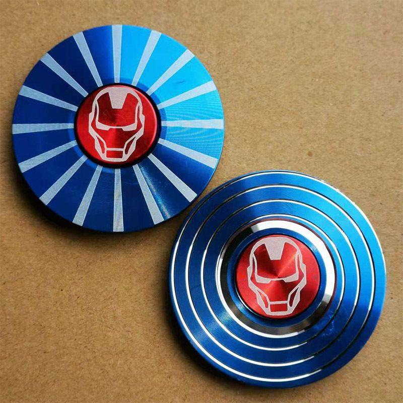 Captain Spinner American Fingertip Gyro Shield Alloy Toys Decompression