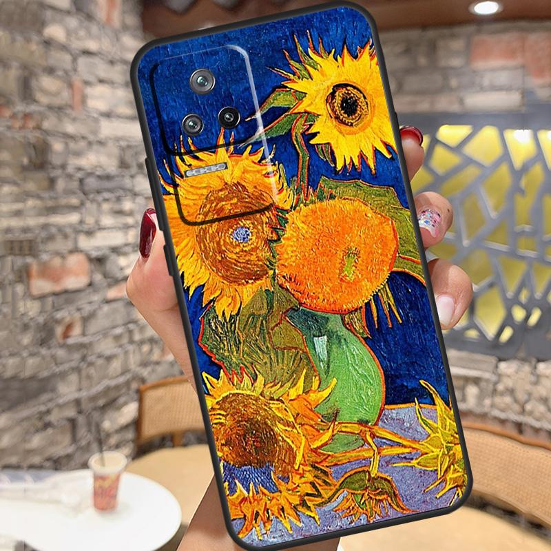 

Beautiful Yellow Sunflower For POCO F5 C40 F3 X4 F4 GT M4 M5 X3 X5 Pro Case For Xiaomi 12T Pro 11T 11 12 Lite 13 Ultra Mi 12 Pro