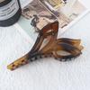Tulip Frosted Tortoiseshell Hair Clip: Elegant Autumn Hair Accessory for Women