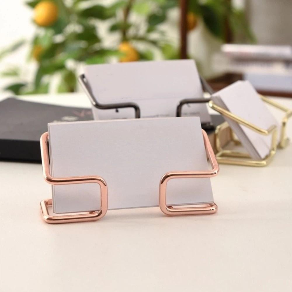 Nowoczesny wizytownik metalowy stojak na wizytówki, stojak na wizytówki, biurko