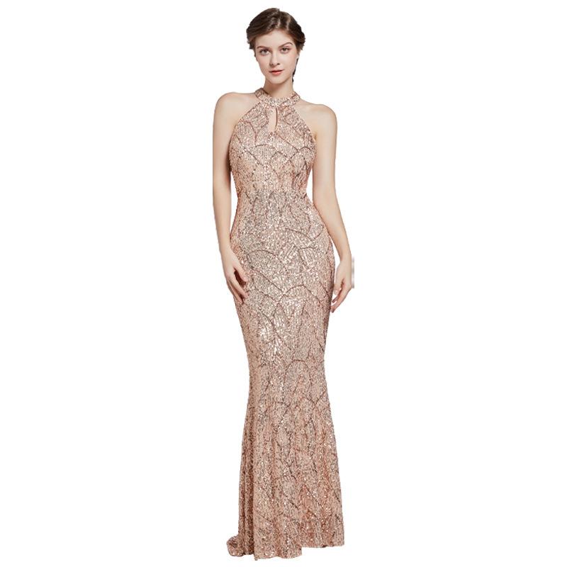 

Жіноча сукня з паєтками для вечірки, коктейльна сукня, з коротким рукавом, сексуальні вечірні сукні, банкетна вечірня сукня «риб ячий хвіст» L