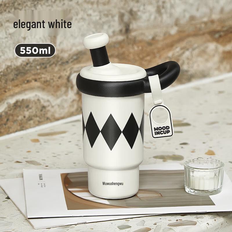 Wushengwu Emily 316L Dual-Drink Thermos Mug with Tea Filter