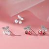Cherry Earring Set for Women, Fashionable Design, Preferred for Daily Party Matching, Exquisite Gift Earrings, Sweet and Personalized Earrings.