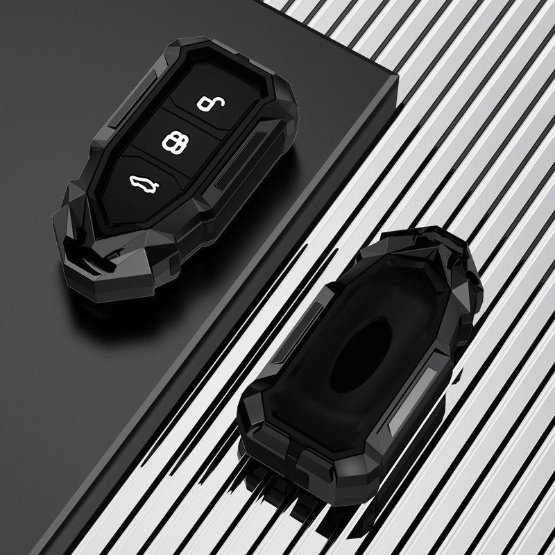 3 Buttons Key Cover for Ford Transit Custom Mondeo Fiesta Kuga ST Line MK3 Focus 3 Station Wagon Ecosport Case Key Protection