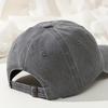 Baseball Hat Outdoor Casual Running Cap Retro Washed Casual Curved Brim Letter Print Baseball Cap