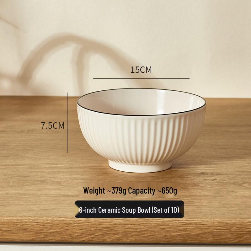 Yiceng Japanese Ceramic Rice & Soup Bowl Set