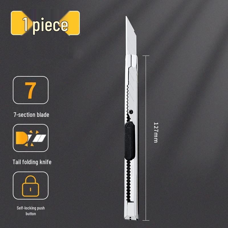 

Универсальный нож из нержавеющей стали с утолщенным лезвием для резки бумаги и обоев