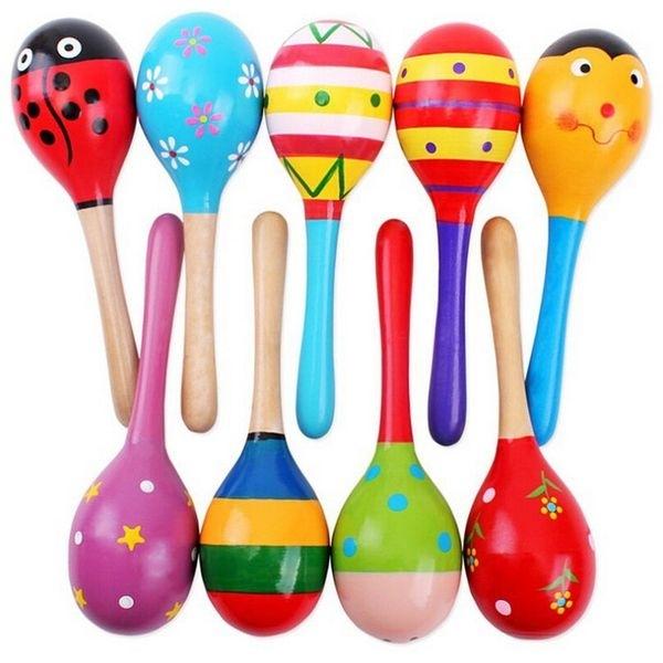 Montessori Game Pattern Wooden Maracas