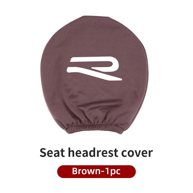 abcd1 Car Seat Headrest Protective Cover Anti-Dirty Pillow Protector For VW Passat Golf Tiguan Polo Scirocco Jetta CC T-ROC Touareg
