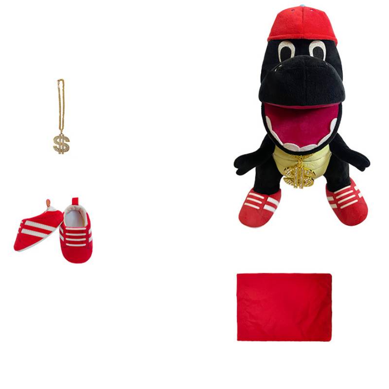Puppet Jeffy Hand Plush Toy Cosplay Game Stuffed Doll Cartoon Gift Children