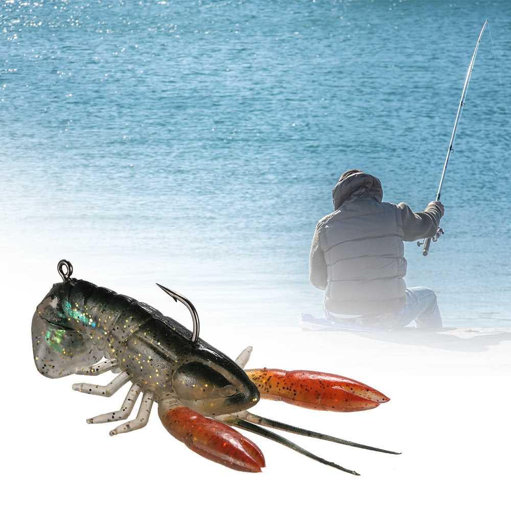Lobster Bionic Crayfish Soft Baits With Hooks for Some Serious Fishing