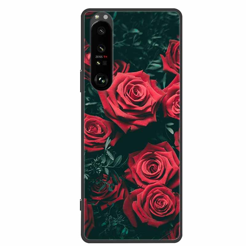 Funda Para Sony Xperia 1 Funda Dibujos Animados Suave TPU Cubierta de Teléfono Para Sony Xperia1 iii Silicona Fundas para Sony Xperia 1 ii J9110 J8110