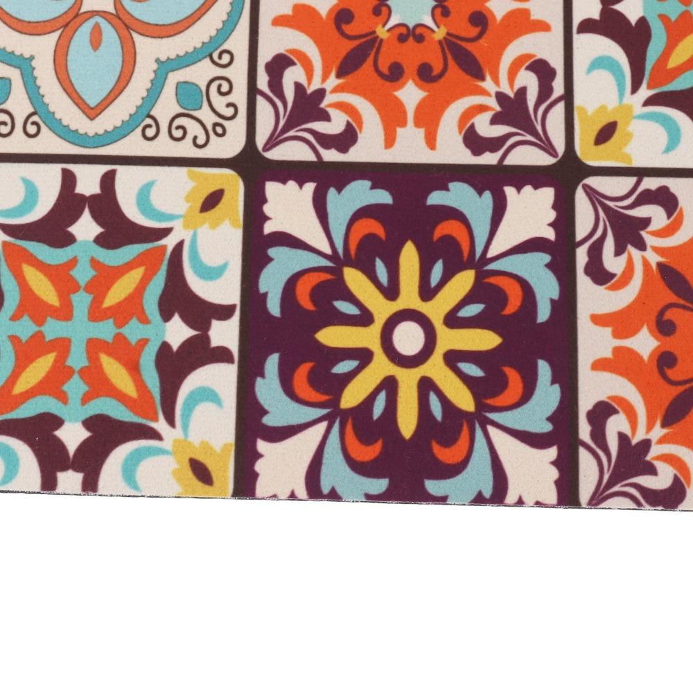 Multicolored Coffee Bar Mat Waterproof Coffee Maker Mat Versatile Table Placemat Kitchen Use