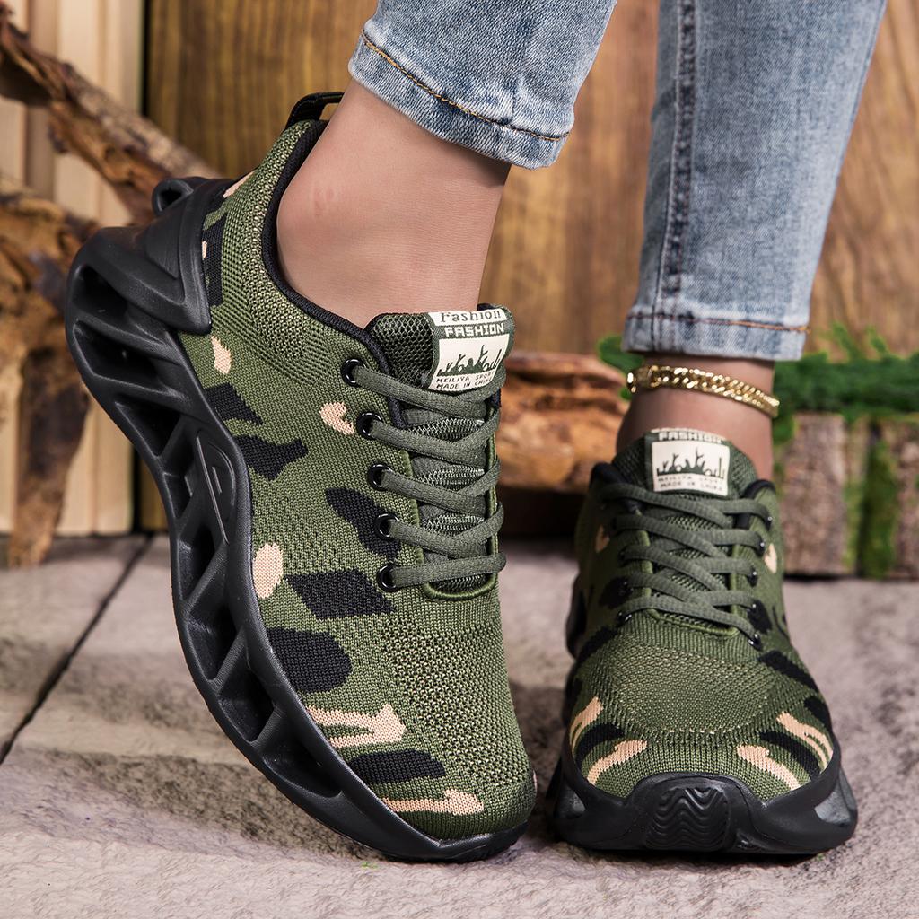 Women's Casual Sneakers Breathable Light Sneakers Outdoor Mesh Soft-soled Running Shoes Sports Jogging Tennis Walking Shoes