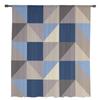Geometric Triangle Sheer Drapes for Bedroom Living Room Decoration Window Curtain for Kitchen Curtain Panels