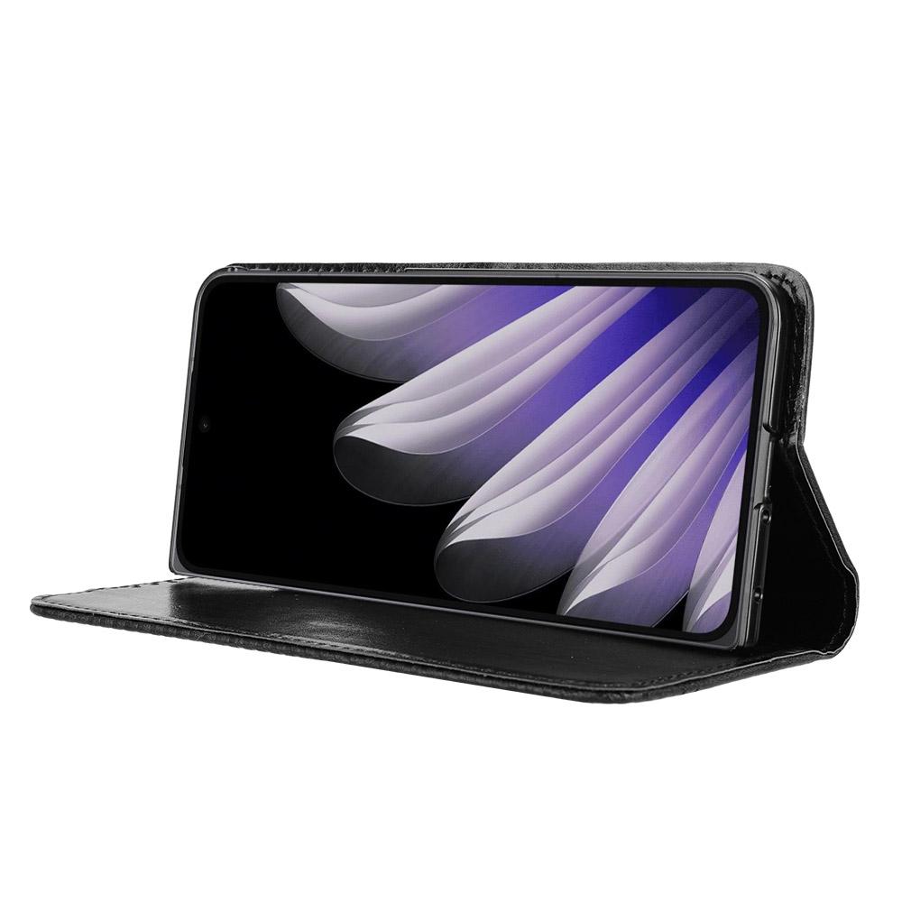 For Oppo Find N5 5G Retro PU Leather Case Phone Wallet Stand Cover