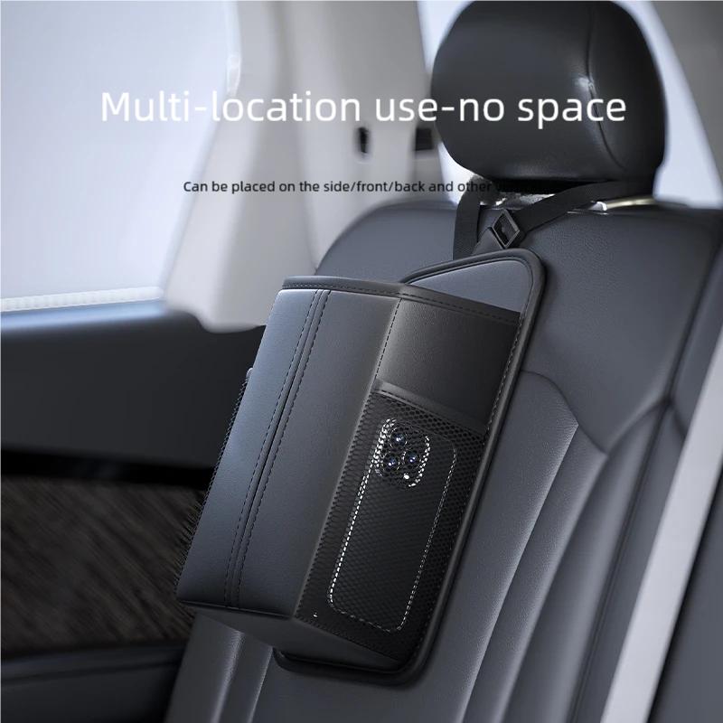 Jumbo Car Seat Side Storage Pocket Oversized Mesh Organizer Automotive Essentials Cross Border Version