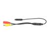 1pcs CVBS RCA 4-Pin Male To Female Connector Female Connector Wire Harness Camera Signal Harness Car Backup Camera Wire Harness