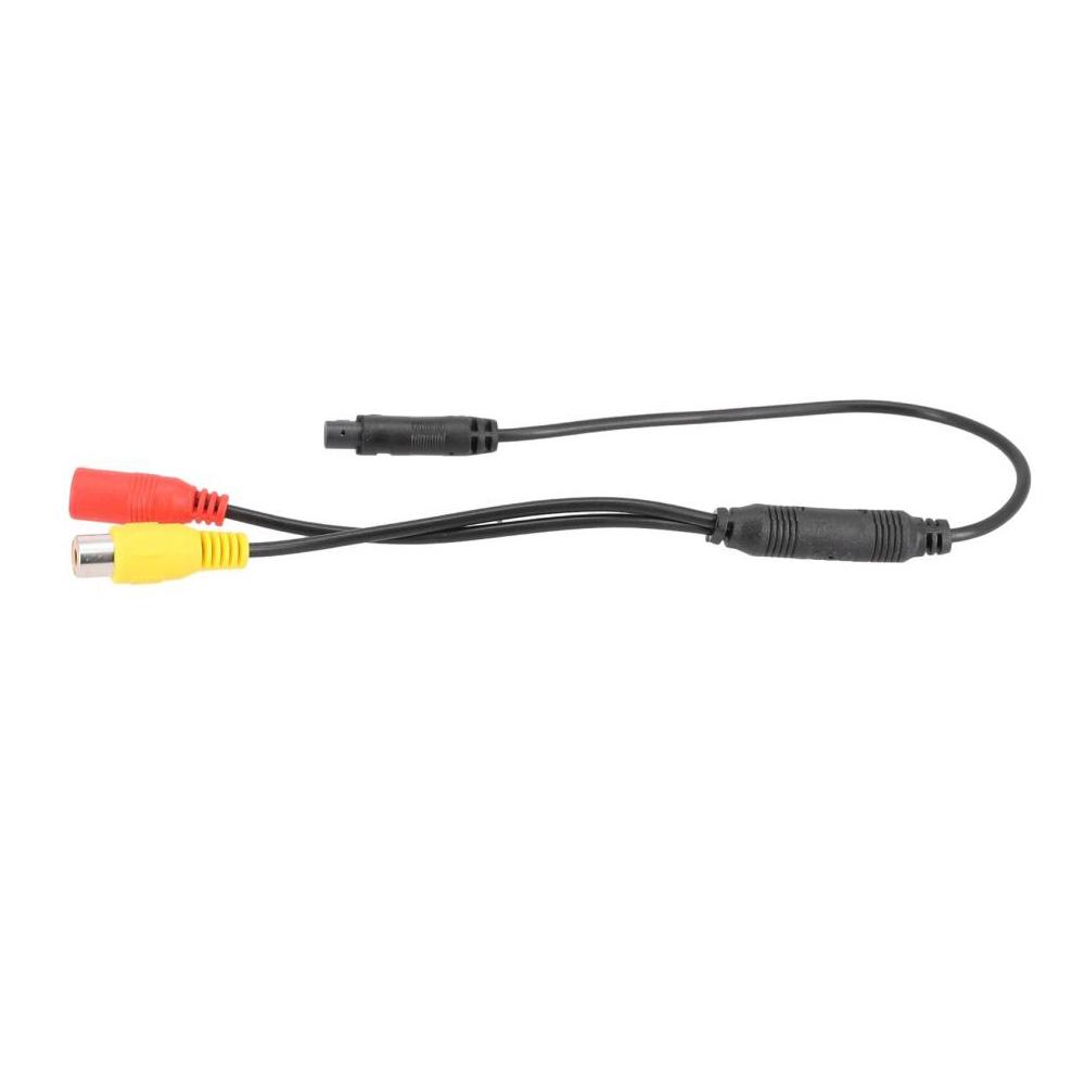 1pcs CVBS RCA 4-Pin Male To Female Connector Female Connector Wire Harness Camera Signal Harness Car Backup Camera Wire Harness