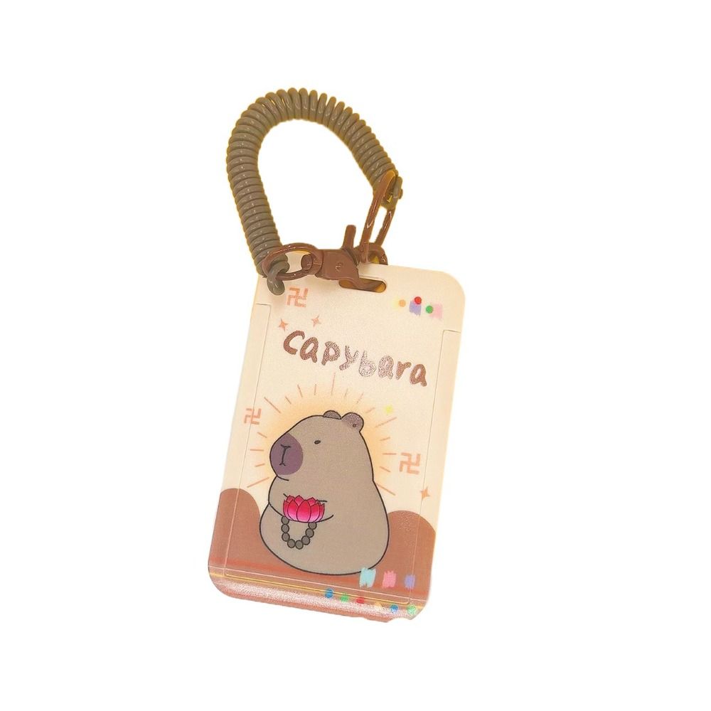 

Capybara Capybara Card Holder Dog Photo Protective Case Creative Cartoon Card Cover Lady Style A