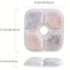 16-Pack Replacement Filters for Cat Smart Fountain Pet Water Dispenser Filter 8.5*8.5*0.9CM 16 Pet Filter Cartridges + 2