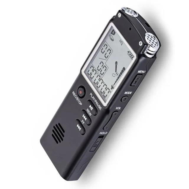 Portable 32GB Original Voice Recorder USB Professional 96 Hours LCD Dictaphone Digital Audio Voice Recorder with WAV MP3 Player 6