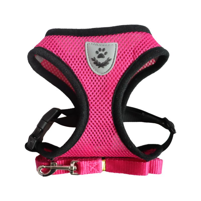 Breathable Adjustable Mesh Harness for Small and Medium Dogs