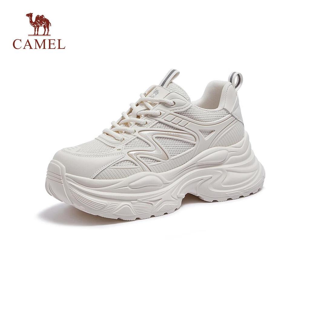 Camel Women's Sneakers, City Functional Patchwork Thick Sole Height Increasing Casual Shoes L26S283074