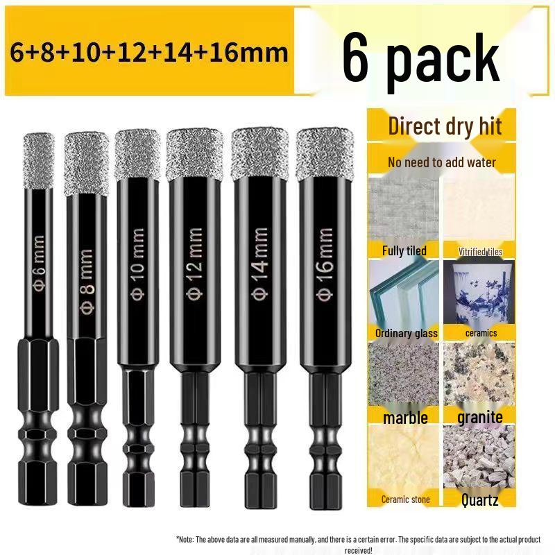 

Алмазне паяне шестигранний хвостовик свердло для плитки для бетону, граніту та мармуру