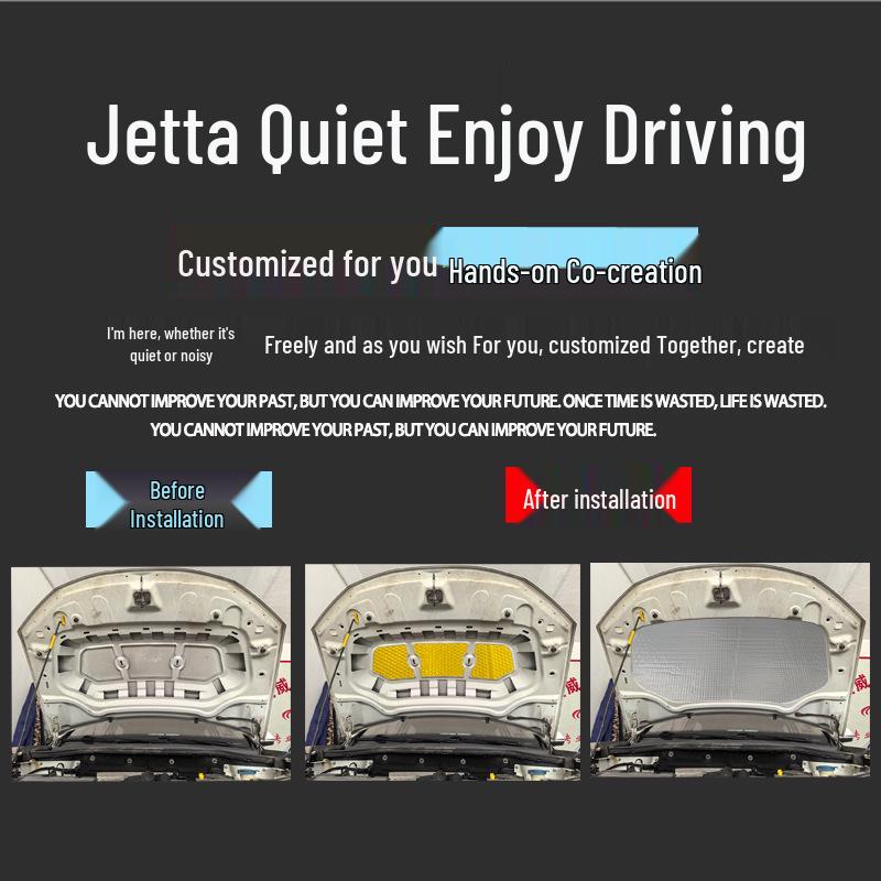 Volkswagen Jetta Front Engine Hood Sound & Heat Insulation Set