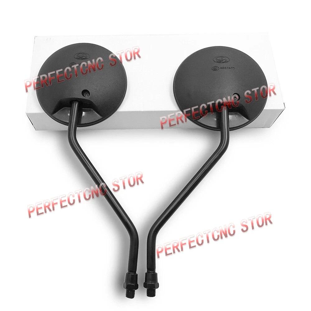 Motorcycle Rearview Mirrors Black M10 Mirrors Set for Honda NX 650 Dominator / XL 600 R / Transalp / MTX 50 Rear View Mirror