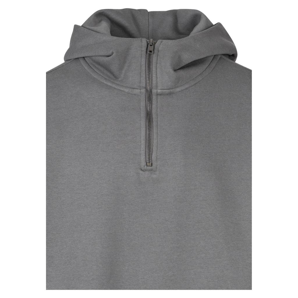 Urban Classics Mens Zip Neck Hoodie