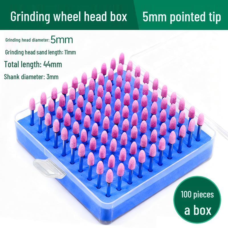 3mm T-Type Grinding Head for Electric/Pneumatic Grinder: Small Metal Polishing Wheel