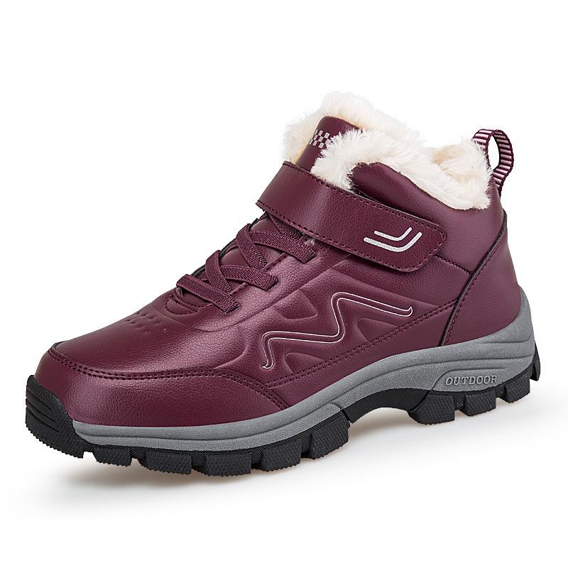 Elderly Shoes Autumn and Winter Velvet Warm Snow Boots Sports Shoes Middle-aged and Elderly Casual Shoes Couple Walking Shoes Cotton Shoes